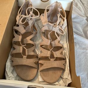 Nude gladiator sandals